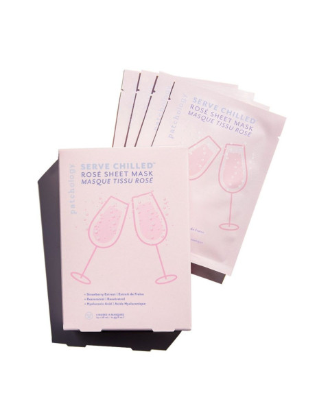 Patchology Serve Chilled Rosé Sheet Masque Освіжаюча маска для обличчя з екстрактом троянди