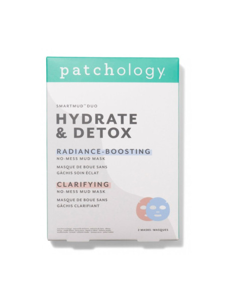 Patchology SmartMud Duo - Detox + Hydrate Дуо масок Детокс + Зміцнююча