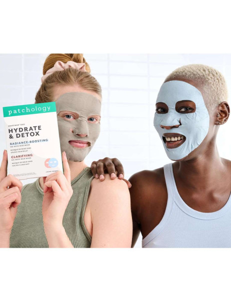 Patchology SmartMud Duo - Detox + Hydrate Дуо масок Детокс + Зміцнююча