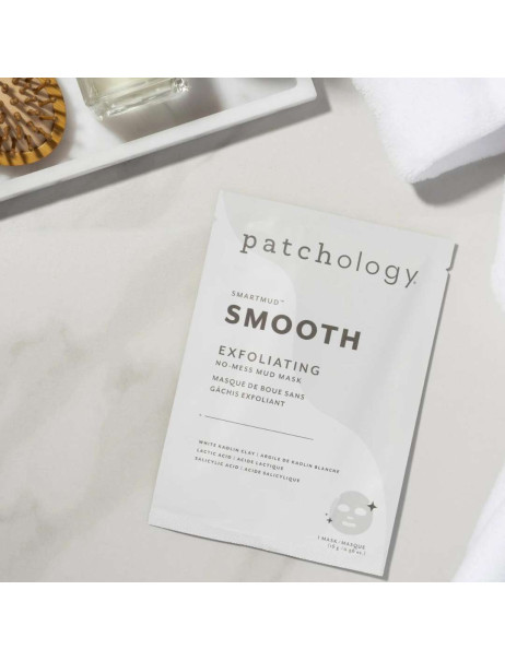 Patchology SmartMud Smooth Single Обновляющая маска с кислотами
