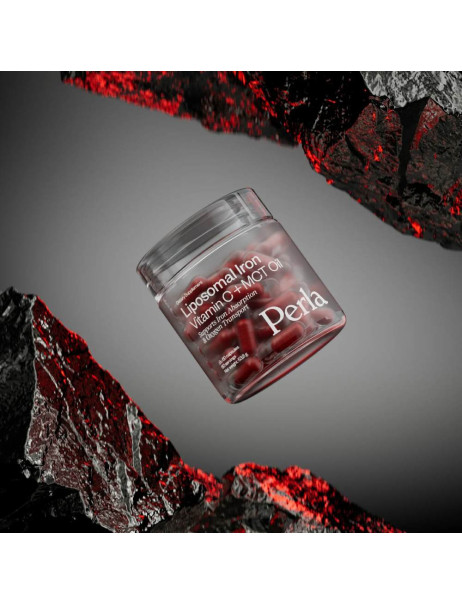 Perla Helsa Liposomal Iron Залізо ліпосомальне з вітаміном C та MCT-олією