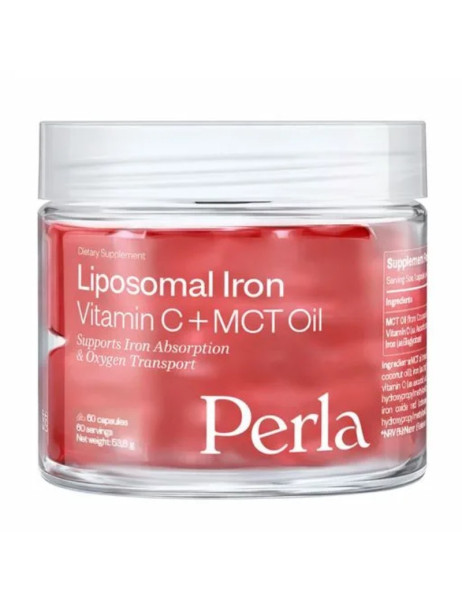 Perla Helsa Liposomal Iron Залізо ліпосомальне з вітаміном C та MCT-олією