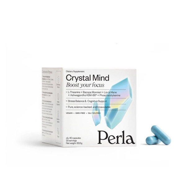 Perla Helsa Crystal Mind Дієтична добавка для мислення та пам’яті