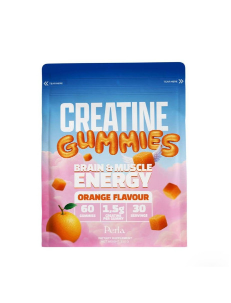Perla Helsa Creatine Gummies Креатинові жувальні цукерки Апельсин