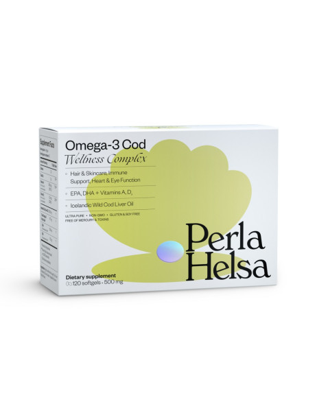 Perla Helsa Omega-3 Cod Wellness Complex Омега-3 із Тріски з вітамінами A і D3
