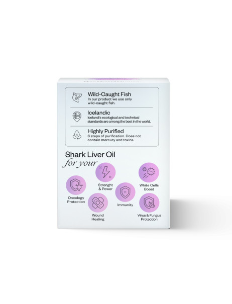 Perla Helsa Shark Liver Oil Immunity & Energy Акулий жир с алкилглицеролами