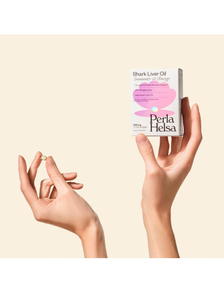 Perla Helsa Shark Liver Oil Immunity & Energy Акулий жир с алкилглицеролами