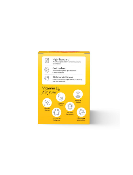 Perla Helsa Vitamin D3 Base 2000 IU Вітамін Д3
