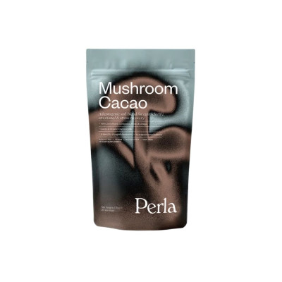 Perla Helsa Mushroom Cacao Функціональний напій із какао та грибами-адаптогенами для фокусу, спокою та м’якої енергії без кави