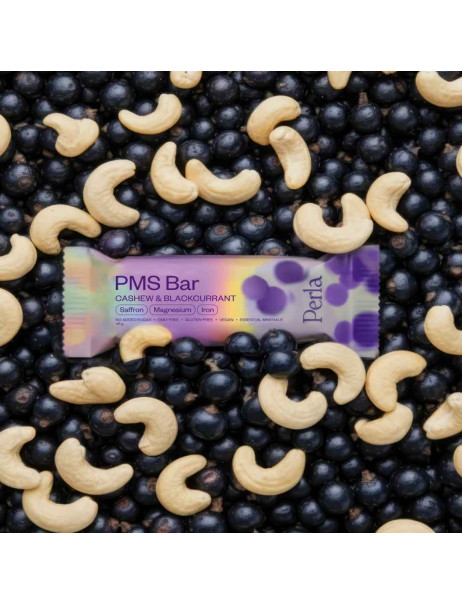 Perla Helsa PMS Bar Функциональный батончик со вкусом черной смородины и кешью
