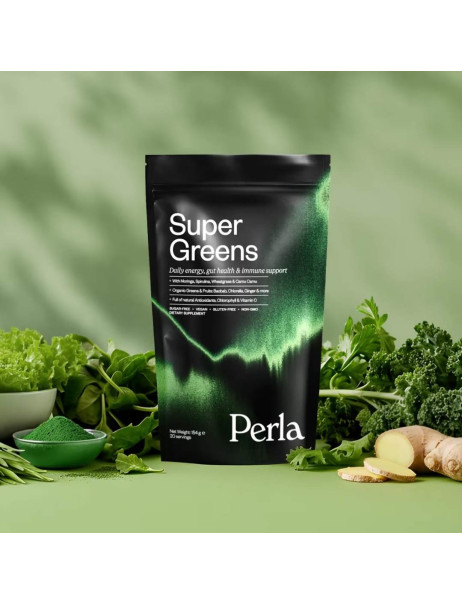 Perla Helsa Super Greens Функціональний напій із 9 органічних суперфудів