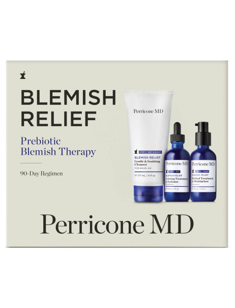 Perricone MD Blemish Relief Prebiotic Blemish Therapy 90-Day Regimen Набір від висипань 90-Денний режим