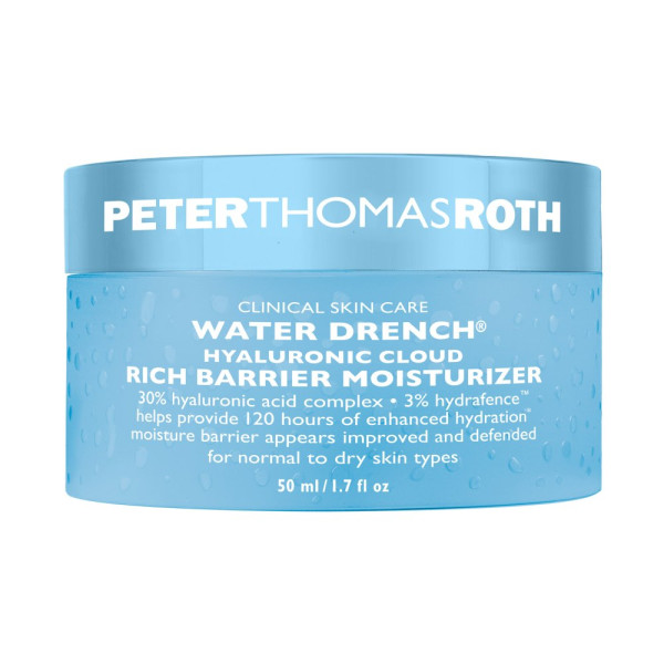Peter Thomas Roth Water Drench Hyaluronic Cloud Rich Barrier Moisturizer Збагачений зволожуючий крем для обличчя для відновлення бар'єру шкіри