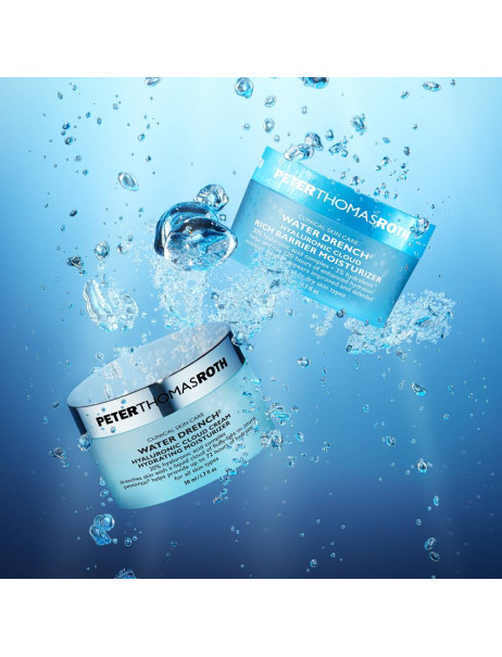 Peter Thomas Roth Water Drench Hyaluronic Cloud Rich Barrier Moisturizer Збагачений зволожуючий крем для обличчя для відновлення бар'єру шкіри