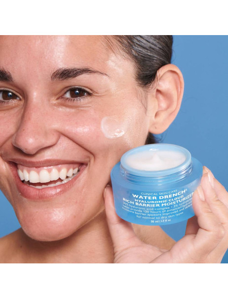 Peter Thomas Roth Water Drench Hyaluronic Cloud Rich Barrier Moisturizer Збагачений зволожуючий крем для обличчя для відновлення бар'єру шкіри
