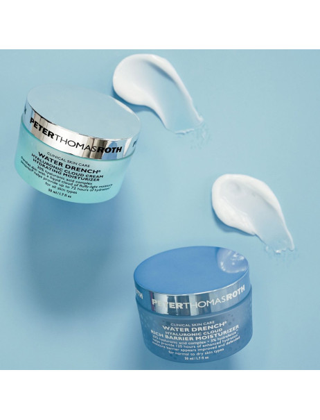 Peter Thomas Roth Water Drench Hyaluronic Cloud Rich Barrier Moisturizer Збагачений зволожуючий крем для обличчя для відновлення бар'єру шкіри