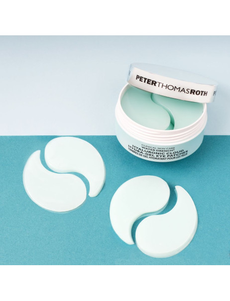 Peter Thomas Roth Water Drench Hyaluronic Cloud Hydra-Gel Eye Patches Зволожуючі гідрогелеві патчі для шкіри навколо очей з гіалуроновою кислотою