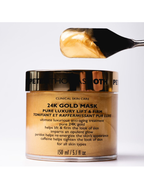 Peter Thomas Roth 24K Gold Mask Pure Luxury Lift and Firm Маска для обличчя з 24-каратним золотом для ліфтингу та зміцнення шкіри