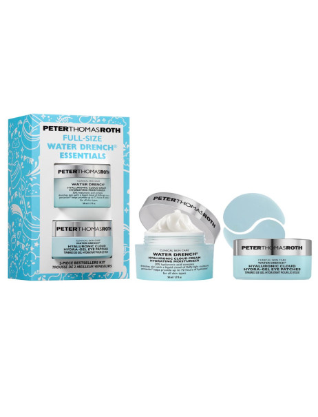 Peter Thomas Roth Full Size Water Drench Essentials Moisturizer & Eye Patches Gift Set Набор с увлажняющим кремом и патчами для зоны вокруг глаз