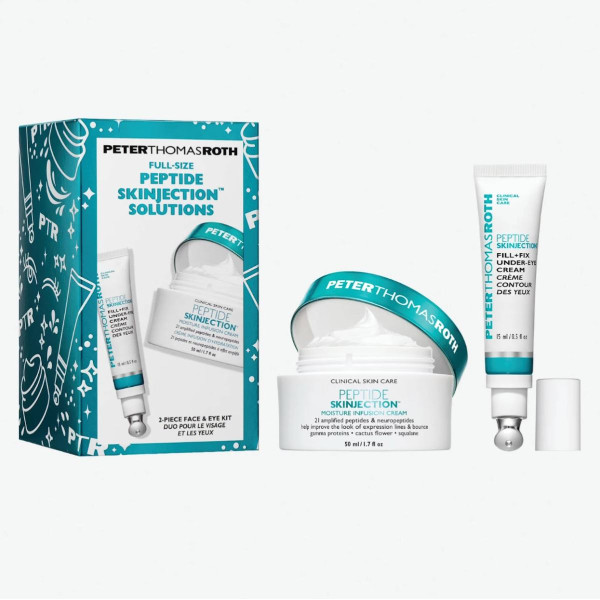 Peter Thomas Roth Full-Size Peptide Skinjection 2-Piece Kit Face & Eye Kit Набір для інтенсивного зволоження та боротьби зі зморшками