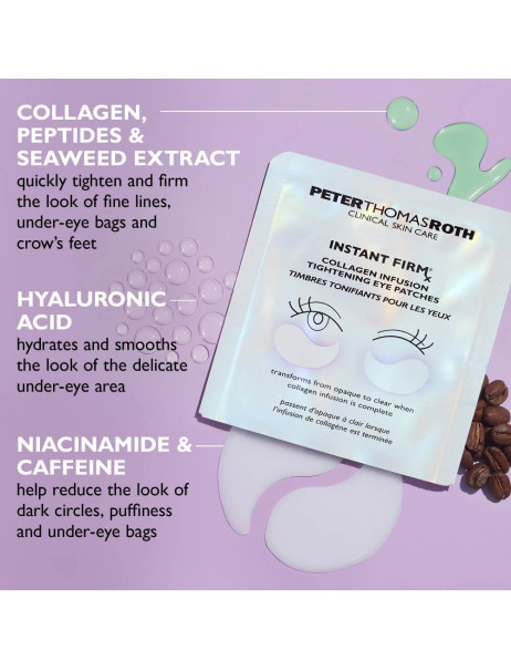 Peter Thomas Roth Instant Firmx Collagen Infusion Tightening Eye Patches Підтягуючі патчі для шкіри навколо очей з колагеном