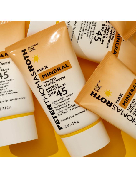 Peter Thomas Roth Max Mineral Tinted Sunscreen Broad Spectrum SPF45 Мінеральний тонований сонцезахисний крем SPF45