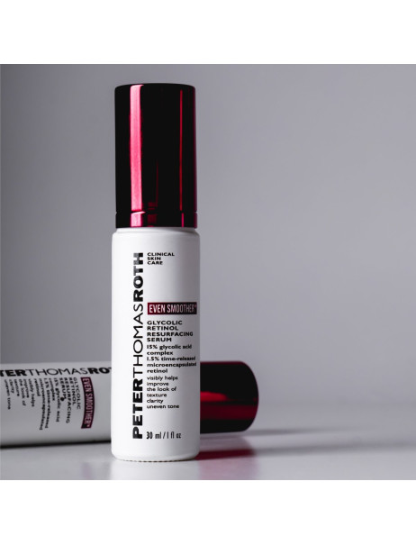 Peter Thomas Roth Even Smoother Glycolic Retinol Resurfacing Serum Відновлююча сироватка для обличчя з ретинолом та гліколевою кислотою