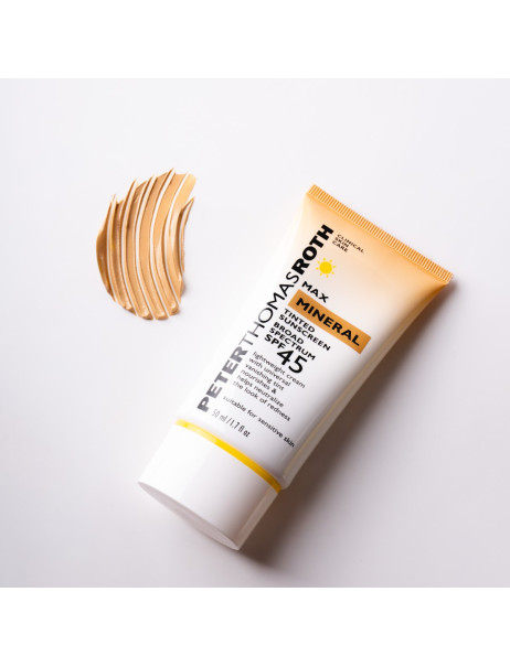 Peter Thomas Roth Max Mineral Tinted Sunscreen Broad Spectrum SPF45 Мінеральний тонований сонцезахисний крем SPF45