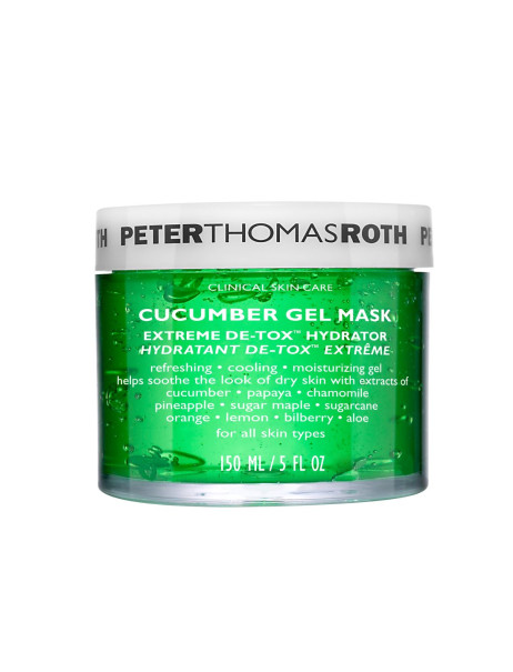 Peter Thomas Roth Cucumber Gel Mask Extreme De-Tox Hydrator Гелева маска для обличчя для інтенсивного детоксу та зволоження з екстрактом огірка