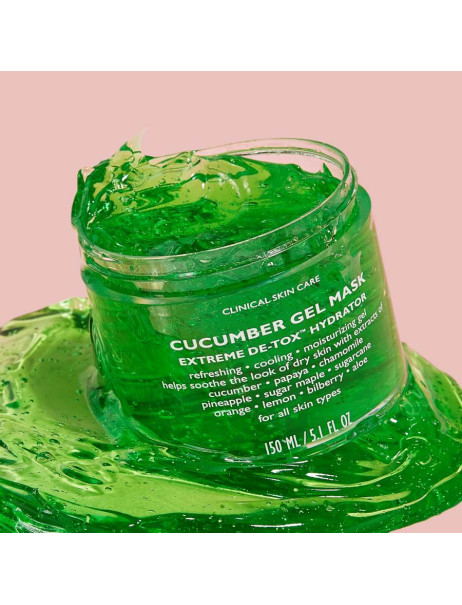 Peter Thomas Roth Cucumber Gel Mask Extreme De-Tox Hydrator Гелева маска для обличчя для інтенсивного детоксу та зволоження з екстрактом огірка