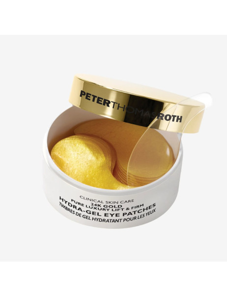 Peter Thomas Roth 24K Gold Pure Luxury Lift and Firm Hydra-Gel Eye Patches Антивікові патчі для шкіри навколо очей з 24K золотом для ліфтингу та зміцнення