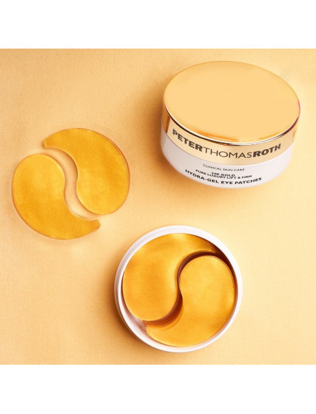 Peter Thomas Roth 24K Gold Pure Luxury Lift and Firm Hydra-Gel Eye Patches Антивікові патчі для шкіри навколо очей з 24K золотом для ліфтингу та зміцнення