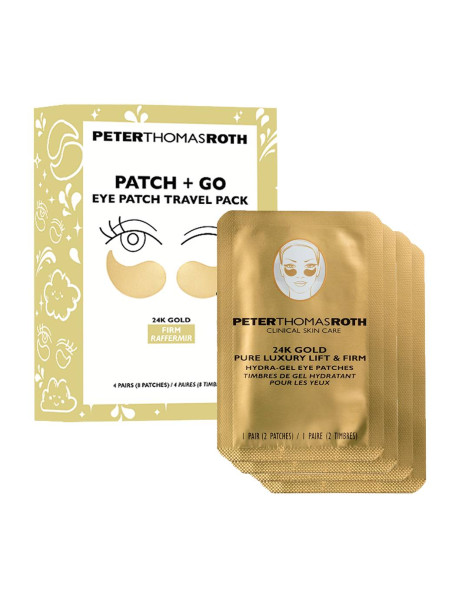 Peter Thomas Roth Hydra-gel Travel Pack 4-Pairs Подарунковий набір гідрогелевих патчів із 24K золотом