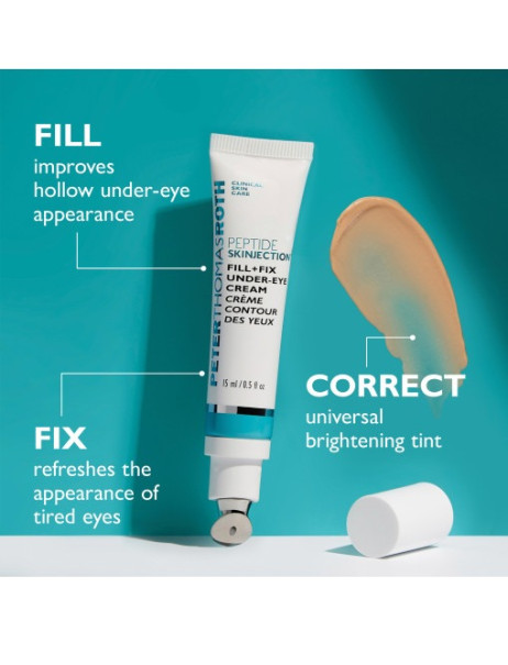 Peter Thomas Roth Peptide Skinjection Fill + Fix Under-Eye Cream Крем для шкіри навколо очей для інтенсивного зволоження та боротьби зі зморшками