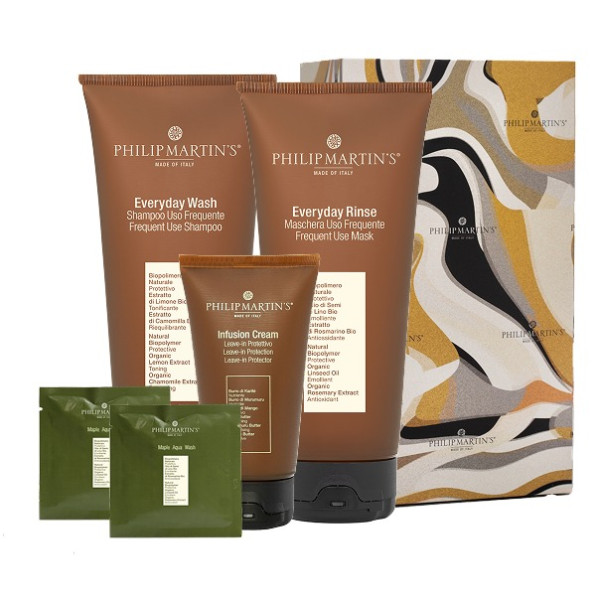 Philip Martin's Christmas Every Day Hair Set Подарунковий набір для щоденного ритуалу догляду за всіма типами волосся