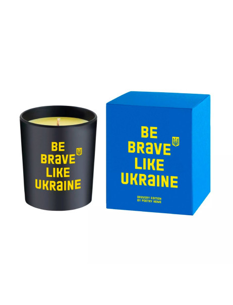 Poetry Home Perfumed Candle Be Brave Like Ukraine Парфюмированная свеча