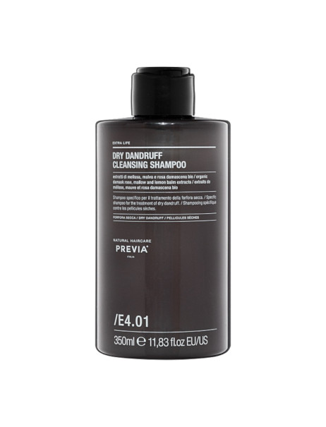 Previa Extra Life E4.01 Dry Dandruff Cleansing Shampoo Шампунь очищувальний проти сухої лупи