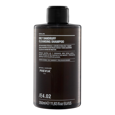 Previa Extra Life E4.02 Oily Dandruff Cleansing Shampoo Шампунь очищувальний проти жирної лупи
