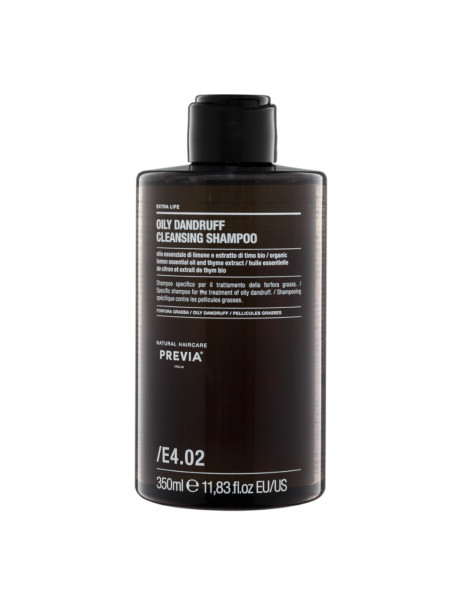 Previa Extra Life E4.02 Oily Dandruff Cleansing Shampoo Шампунь очищувальний проти жирної лупи