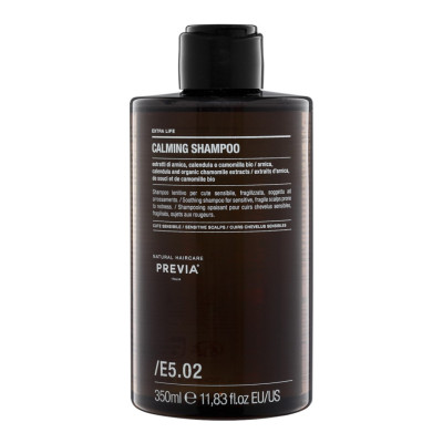 Previa Extra Life E5.02 Calming Shampoo Заспокійливий шампунь для чутливої шкіри голови