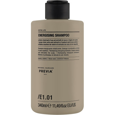Previa Extra Life E1.01 Energising Shampoo Енерджайзинг-шампунь