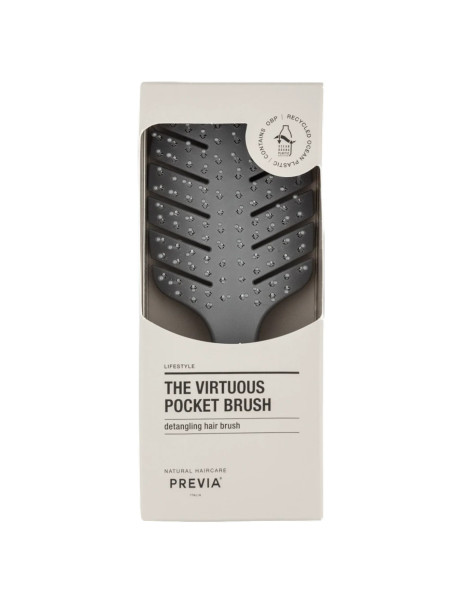 Previa The Virtuous Brush Щітка для шкіри голови з гнучкими щетинками (сіра)