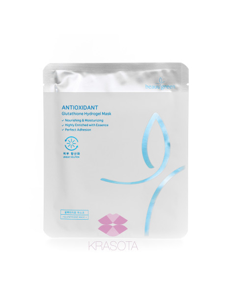 BeauuGreen Antioxidant Glutathione Hydrogel Mask Гідрогелева маска для обличчя з глутатіоном