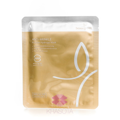 BeauuGreen Anti-Wrinkle Pullulan Hydrogel Mask Гидрогелевая маска для лица с пуллуланом