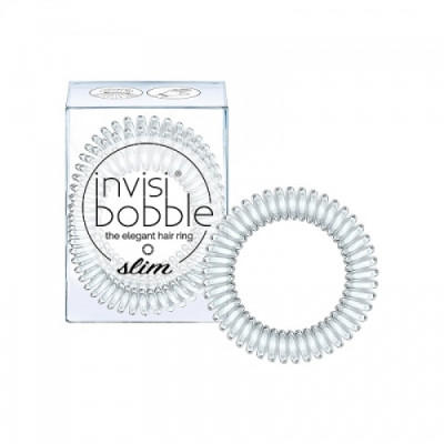 Invisibobble Slim Crystal Clear Резинка-браслет для волос