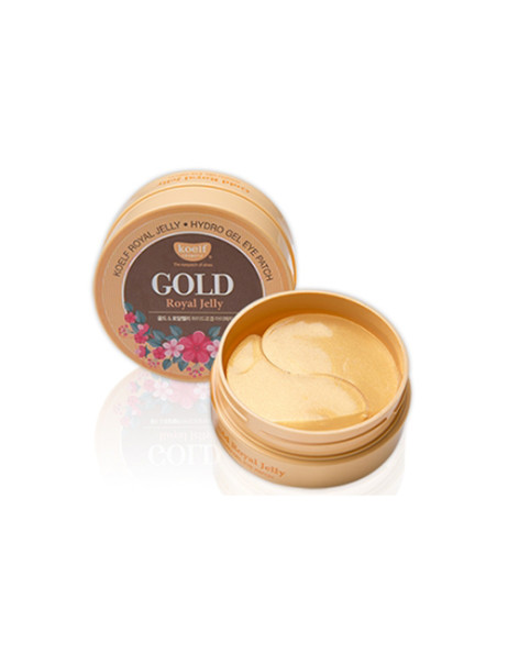 KOELF Гідрогелеві патчі для очей з золотом 60шт Gold Royal Jelly Eye Patch
