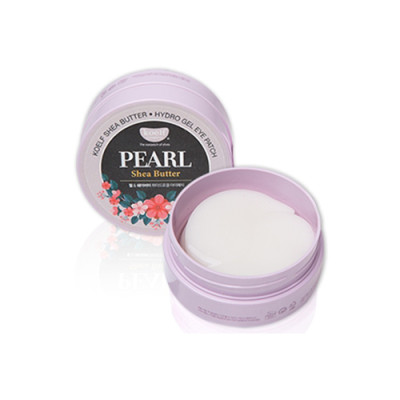 KOELF Гидрогелевые патчи для глаз с жемчугом 60шт Pearl Shea Butter Eye Patch