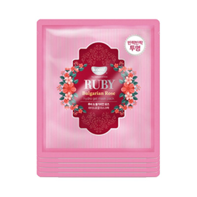 KOELF Гидрогелевая маска для лица с рубином  Ruby Bulgarian Rose Hydro Gel Mask