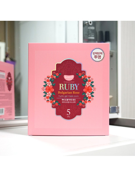 KOELF Ruby Rose Hydro Gel Facial Mask
