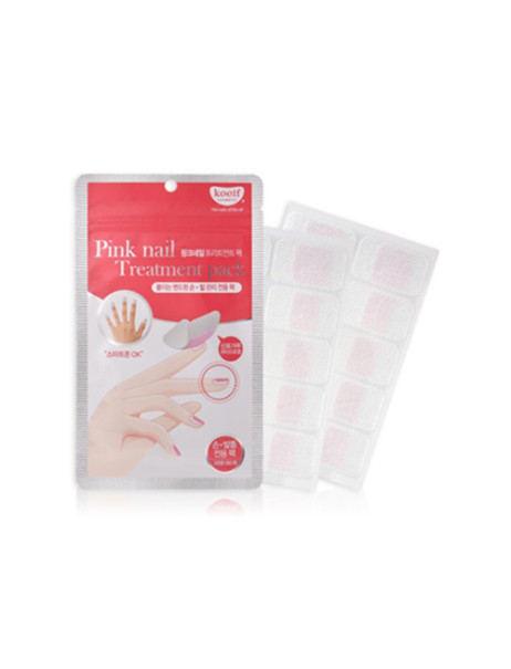 KOELF кератіновую маска для нігтів 20шт Pink Nail Treatment pack